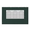 vidaXL Party Tent Sidewall 2 pcs with Window PE Green