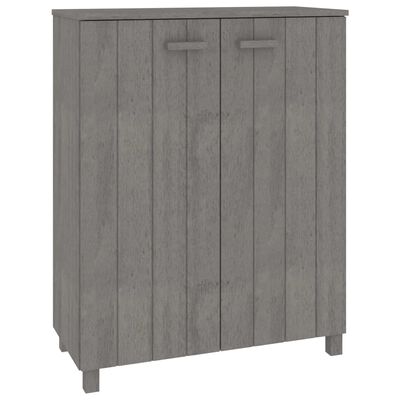 vidaXL Shoe Cabinet HAMAR Light Grey 85x40x108 cm Solid Wood Pine, light grey vidaXL Shoe Cabinet HAMAR Light Grey 85x40x108 cm Solid Wood Pine