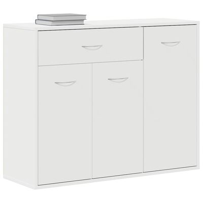 vidaXL Sideboard White 88x30x70 cm Engineered Wood, white vidaXL Sideboard White 88x30x70 cm Engineered Wood