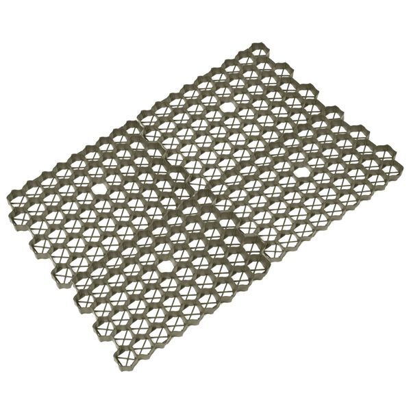 vidaXL Grass Grids 16 pcs Green 60x40x3 cm Plastic