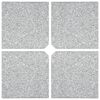 vidaXL Umbrella Weight Plates 4 pcs Grey Granite Square 100 kg
