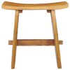vidaXL Stool Solid Teak Wood