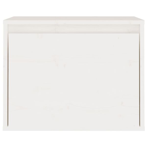 vidaXL TV Cabinets 3 pcs White Solid Wood Pine