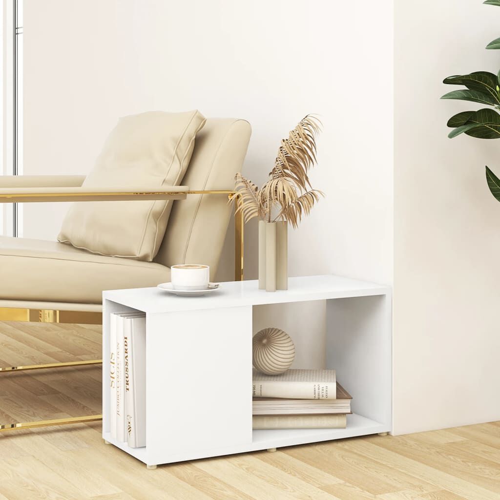 vidaXL TV Cabinet White 60x24x32cm Engineered Wood