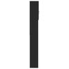 vidaXL Washing Machine Cabinet Black 64x25.5x190 cm Engineered Wood