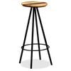 vidaXL Bar Stools 2 pcs Solid Reclaimed Wood