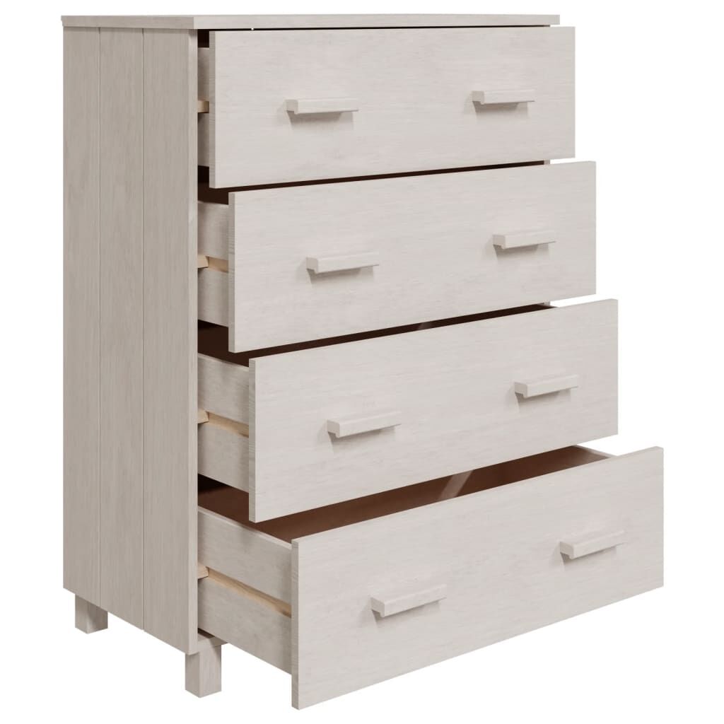 vidaXL Sideboard HAMAR White 79x40x103.5 cm Solid Wood Pine