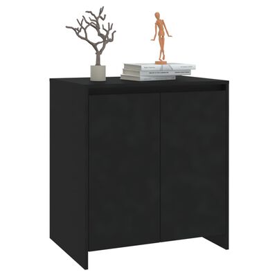 vidaXL Sideboard Black 70x41x75 cm Engineered Wood, black vidaXL Sideboard Black 70x41x75 cm Engineered Wood