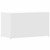 vidaXL Storage Chest White 84x42x46 cm Engineered Wood