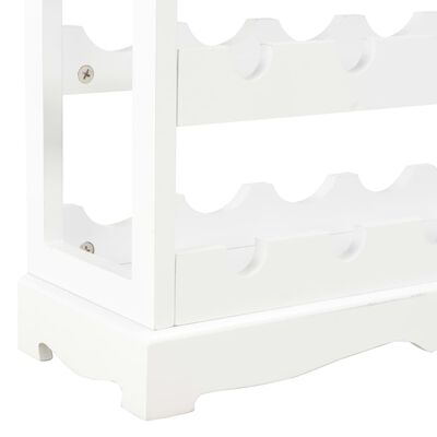 vidaXL Wine Cabinet White 70x22.5x70.5 cm MDF