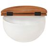 vidaXL Coffee Table White 50x27 cm Solid Wood Reclaimed
