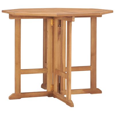 vidaXL Folding Garden Dining Table 90x90x75 cm Solid Teak Wood,  vidaXL Folding Garden Dining Table 90x90x75 cm Solid Teak Wood