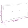 vidaXL Pallet Cushions 2 pcs Red Fabric