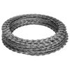 vidaXL Razor Wires Helical Wire Rolls 2 pcs Galvanized Steel 60 m