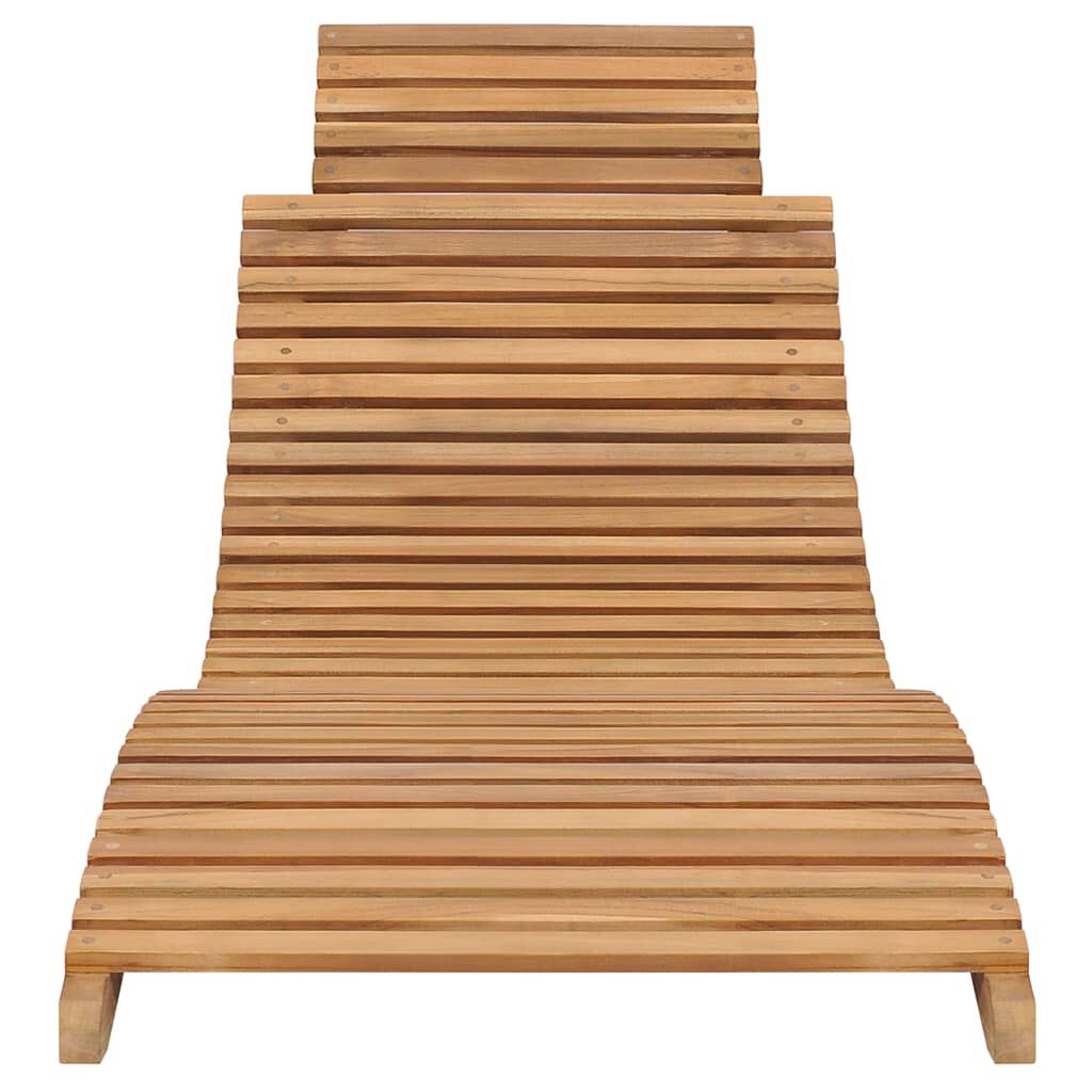 vidaXL 3 Piece Folding Garden Lounge Set Solid Teak Wood