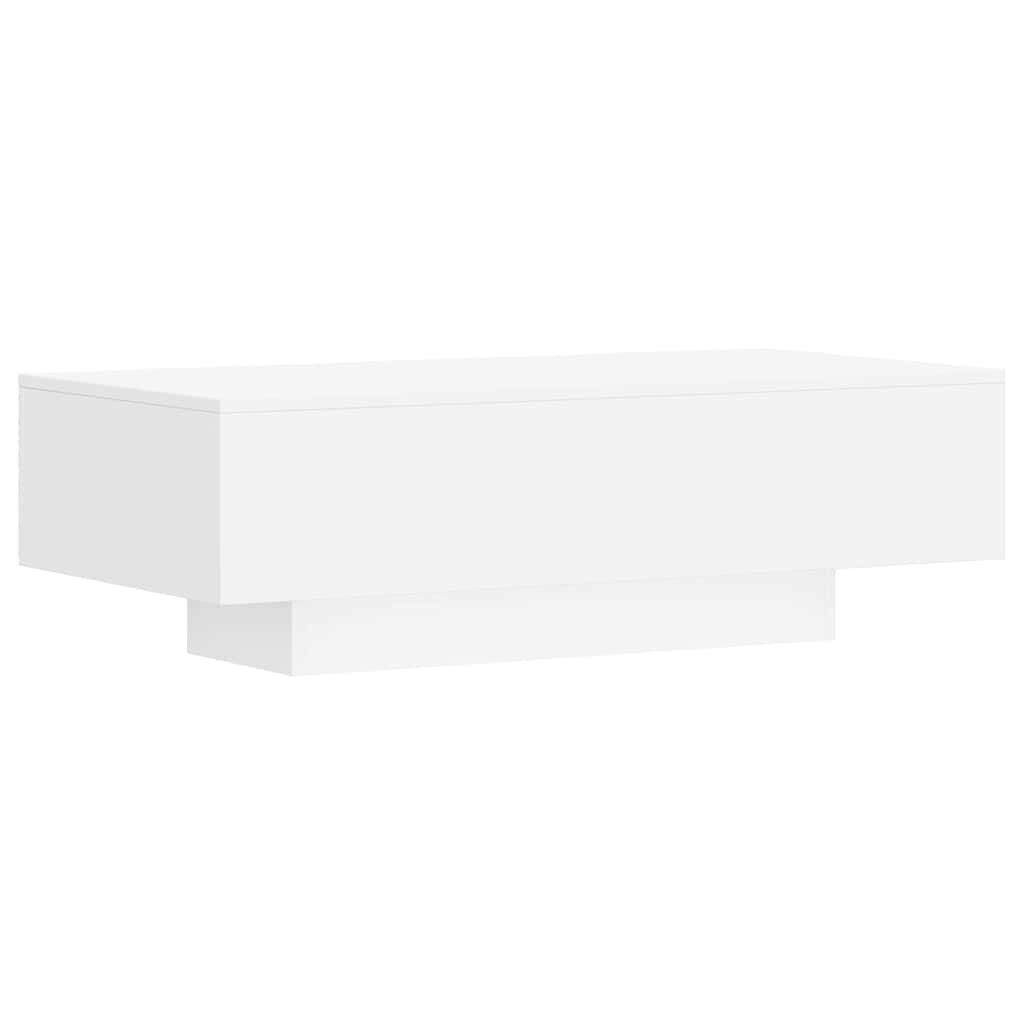 vidaXL Coffee Table White 100x49.5x31 cm Engineered Wood