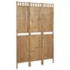 vidaXL 3-Panel Room Divider Bamboo 120x180 cm
