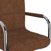 vidaXL Bar Stool Brown Fabric