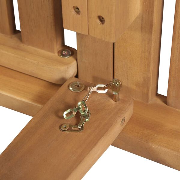 vidaXL Folding Sun Lounger Solid Acacia Wood