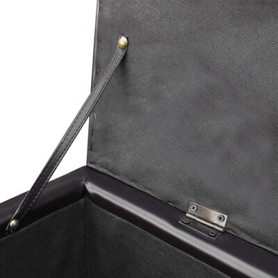 vidaXL Long Storage Bench Wood Brown, brown vidaXL Long Storage Bench Wood Brown