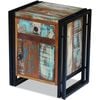vidaXL Bedside Cabinet Solid Reclaimed Wood