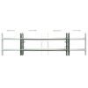 vidaXL Adjustable Security Grilles for Windows 2 pcs 1000-1500 mm