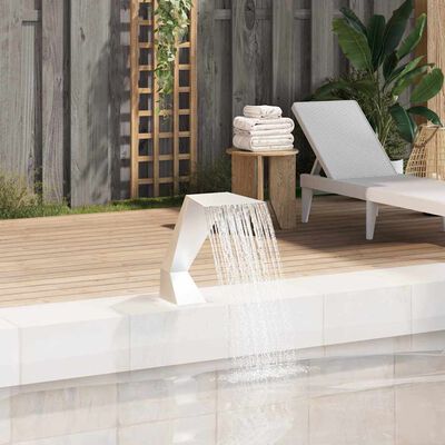 vidaXL Pool Fountain Stainless Steel 64x30x52 cm Silver,  vidaXL Pool Fountain Stainless Steel 64x30x52 cm Silver