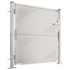 vidaXL Garden Gate 100x100 cm Stainless Steel