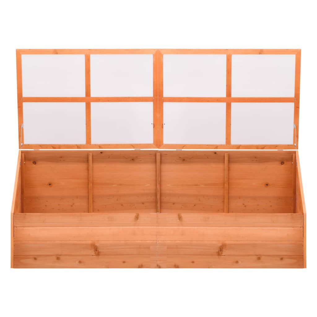 vidaXL Greenhouse Wood 180x57x62 cm