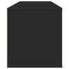 vidaXL Wall Shoe Cabinet Black 100x35x38 cm Engineered Wood