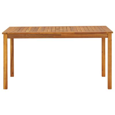 vidaXL Garden Table 140x80x74 cm Solid Acacia Wood,  vidaXL Garden Table 140x80x74 cm Solid Acacia Wood
