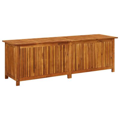 vidaXL Garden Storage Box 175x50x58 cm Solid Acacia Wood,  vidaXL Garden Storage Box 175x50x58 cm Solid Acacia Wood