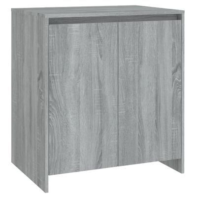 vidaXL 2 Piece Sideboard Grey Sonoma Engineered Wood
