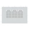 vidaXL Party Tent Sidewall 2 pcs with Window PE White