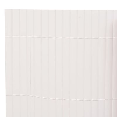 vidaXL Double-Sided Garden Fence 90x400 cm White, white vidaXL Double-Sided Garden Fence 90x400 cm White