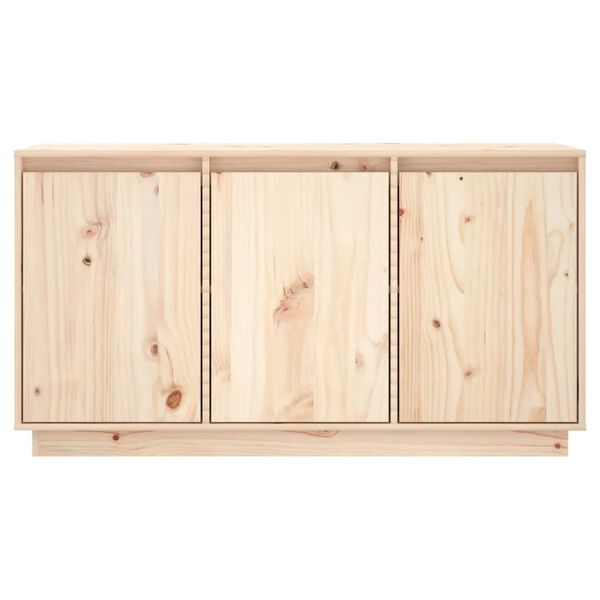 vidaXL Sideboard 111x34x60 cm Solid Wood Pine
