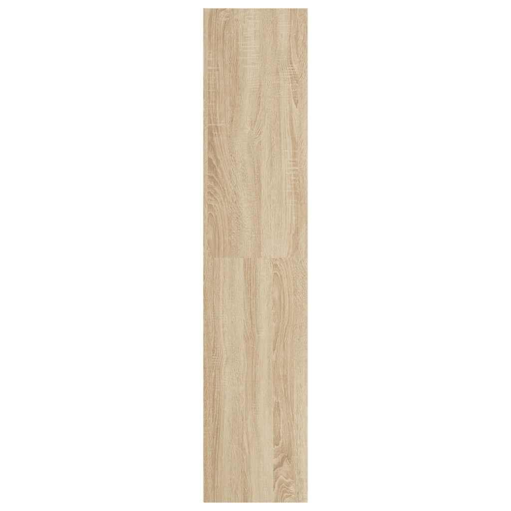 vidaXL Book Cabinet/TV Cabinet Sonoma Oak 36x30x143 cm Engineered Wood