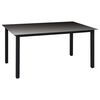 vidaXL 5 Piece Garden Dining Set Black