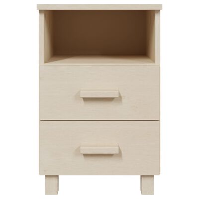 vidaXL Bedside Cabinet HAMAR Honey Brown 40x35x62 cm Solid Wood Pine
