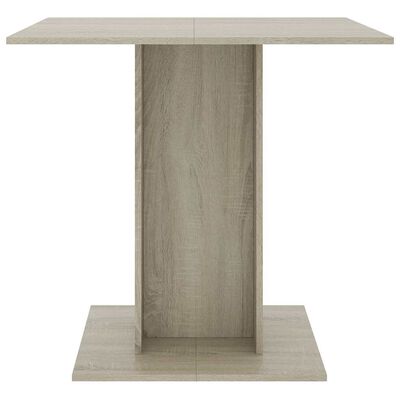 vidaXL Dining Table Sonoma Oak 80x80x75 cm Engineered Wood, sonoma oak vidaXL Dining Table Sonoma Oak 80x80x75 cm Engineered Wood