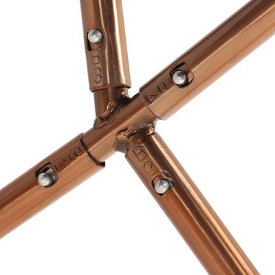 vidaXL Butterfly Chair Brown and White Genuine Goat Leather, brown and white vidaXL Butterfly Chair Brown and White Genuine Goat Leather