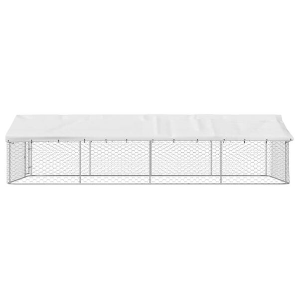 vidaXL Outdoor Dog Kennel with Roof 600x300x150 cm