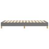 vidaXL Bed Frame without Mattress Dark Grey 90x200 cm Fabric