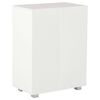 vidaXL Sideboard High Gloss White 60x35x80 cm Engineered Wood