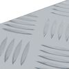 vidaXL Aluminium Box 80.5x22x22 cm Silver