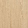 vidaXL Bed Cabinets & Solid Wood Legs 2 pcs Sonoma Oak 40x35x69 cm