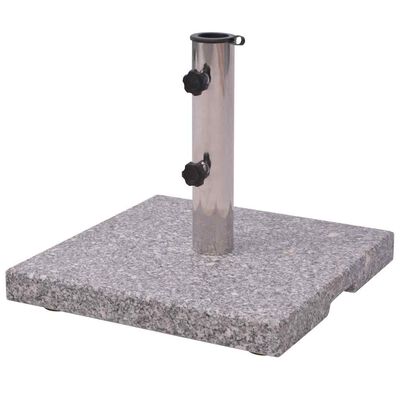 Granite Parasol Base Umbrella Holder 20kg, grey Granite Parasol Base Umbrella Holder 20kg