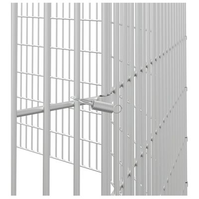 vidaXL Free Range Animal Enclosure 10-Panel 54x60 cm Galvanised Iron