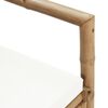 vidaXL Garden Chairs 2 pcs with Cushions and Pillows Bamboo