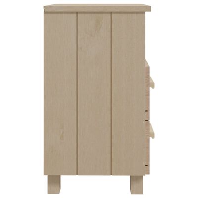 vidaXL Bedside Cabinet HAMAR Honey Brown 40x35x62 cm Solid Wood Pine, honey brown vidaXL Bedside Cabinet HAMAR Honey Brown 40x35x62 cm Solid Wood Pine
